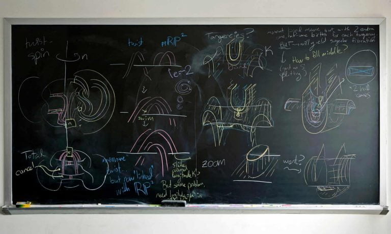 Maggie Millers Blackboard at Princeton University