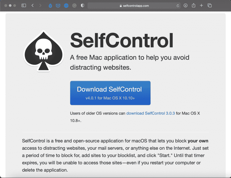 SelfControl | Websites for Teachers and Students | Abakcus