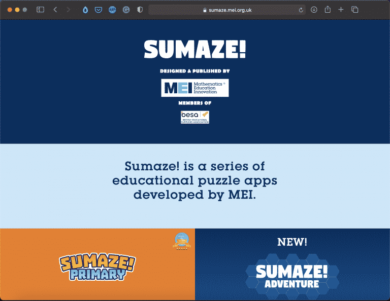 Sumaze! | Tools for Mathematics | Abakcus