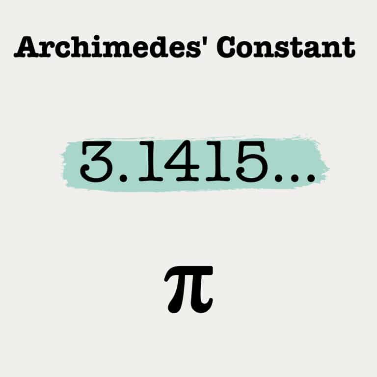 Archimedes Constant
