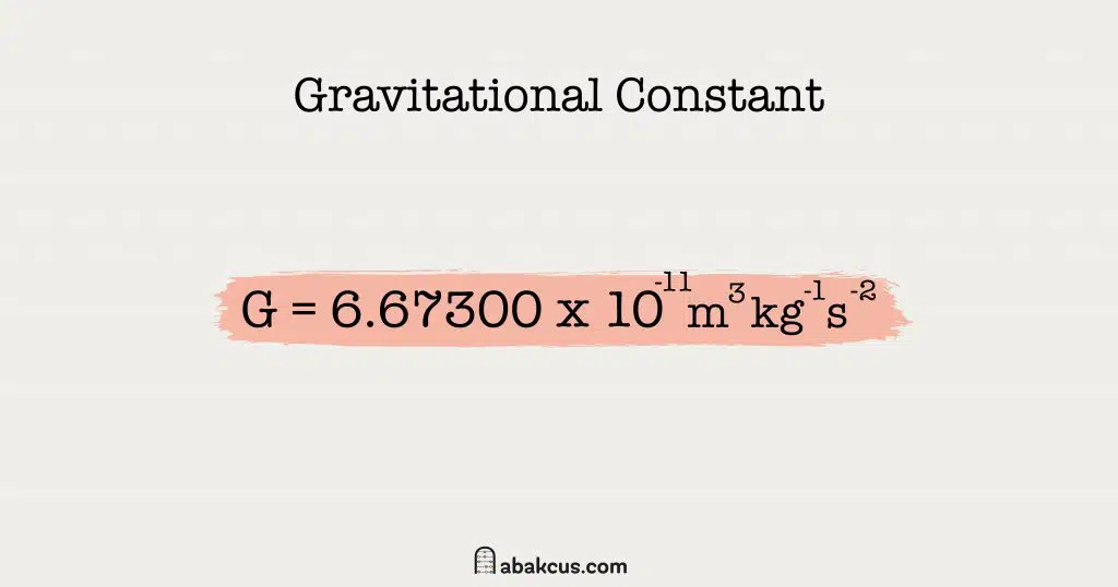 Gravitational Constant G 1