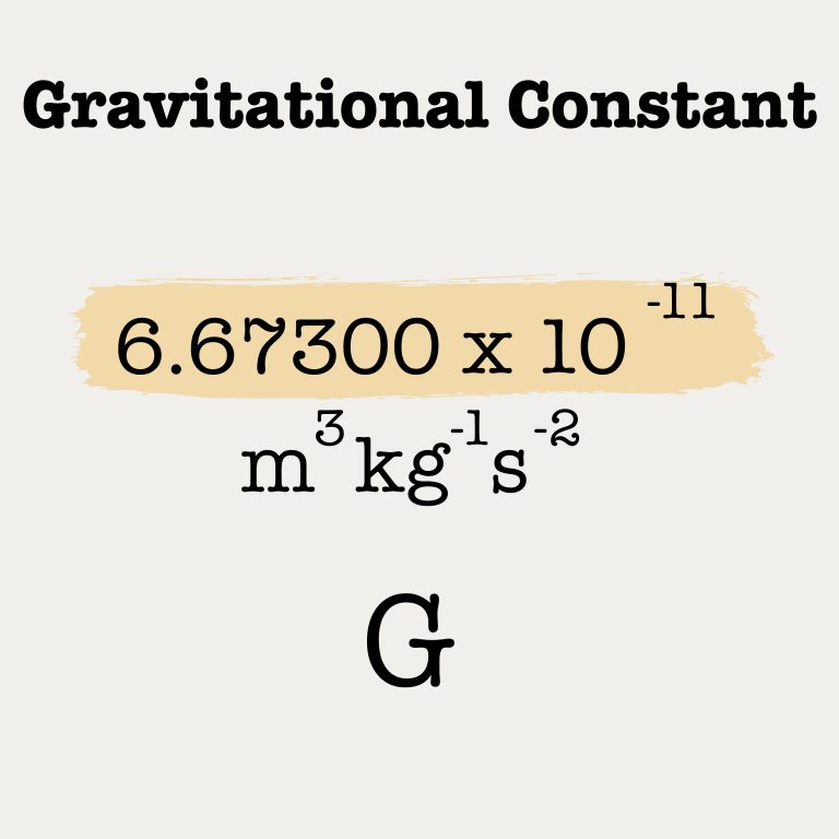 Where Does The Gravitational Constant Come From