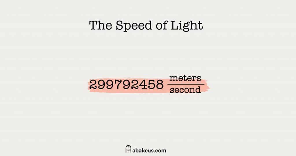 Decoding the Universe: 10 Mathematical Constants That Changed History 8 The Speed of Light c 1