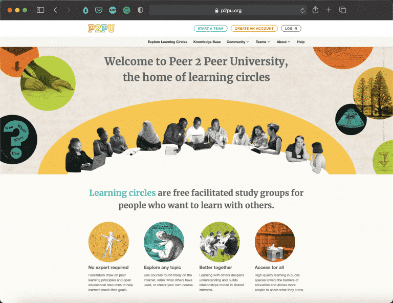 Peer 2 Peer University | Online Learning Tools | Abakcus