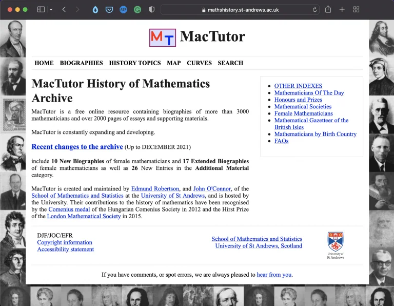 MacTutor History of Mathematics Online Math Tools Abakcus