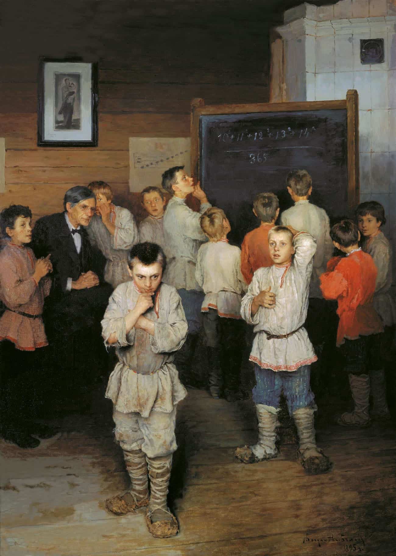 Nikolay Bogdanov-Belsky’s Painting: Mental Arithmetic