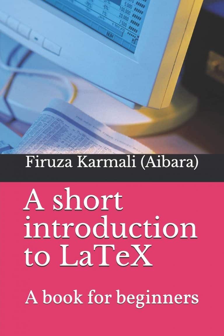 A short introduction to LaTeX A book for beginners