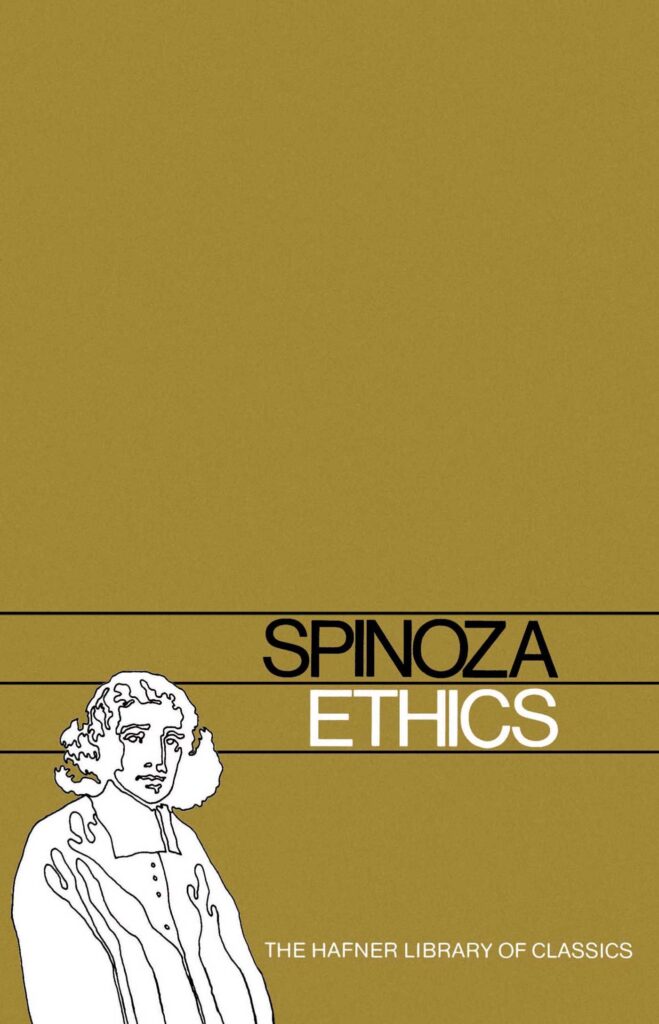 Ethics Baruch Spinoza book cover
