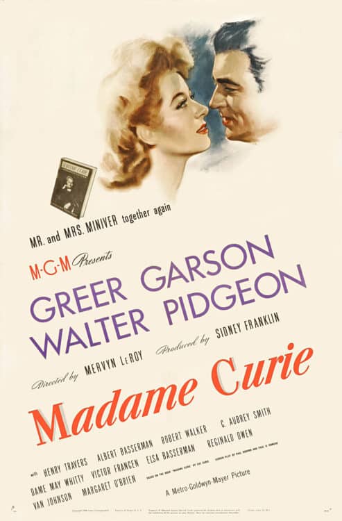 Madame Curie (1943) movie poster
