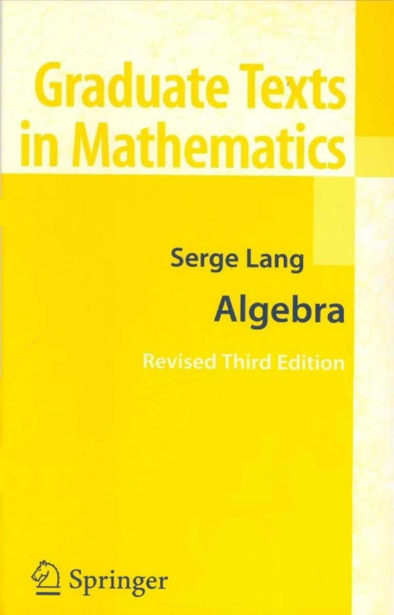 Algebra by Serge Lang | Books | Abakcus
