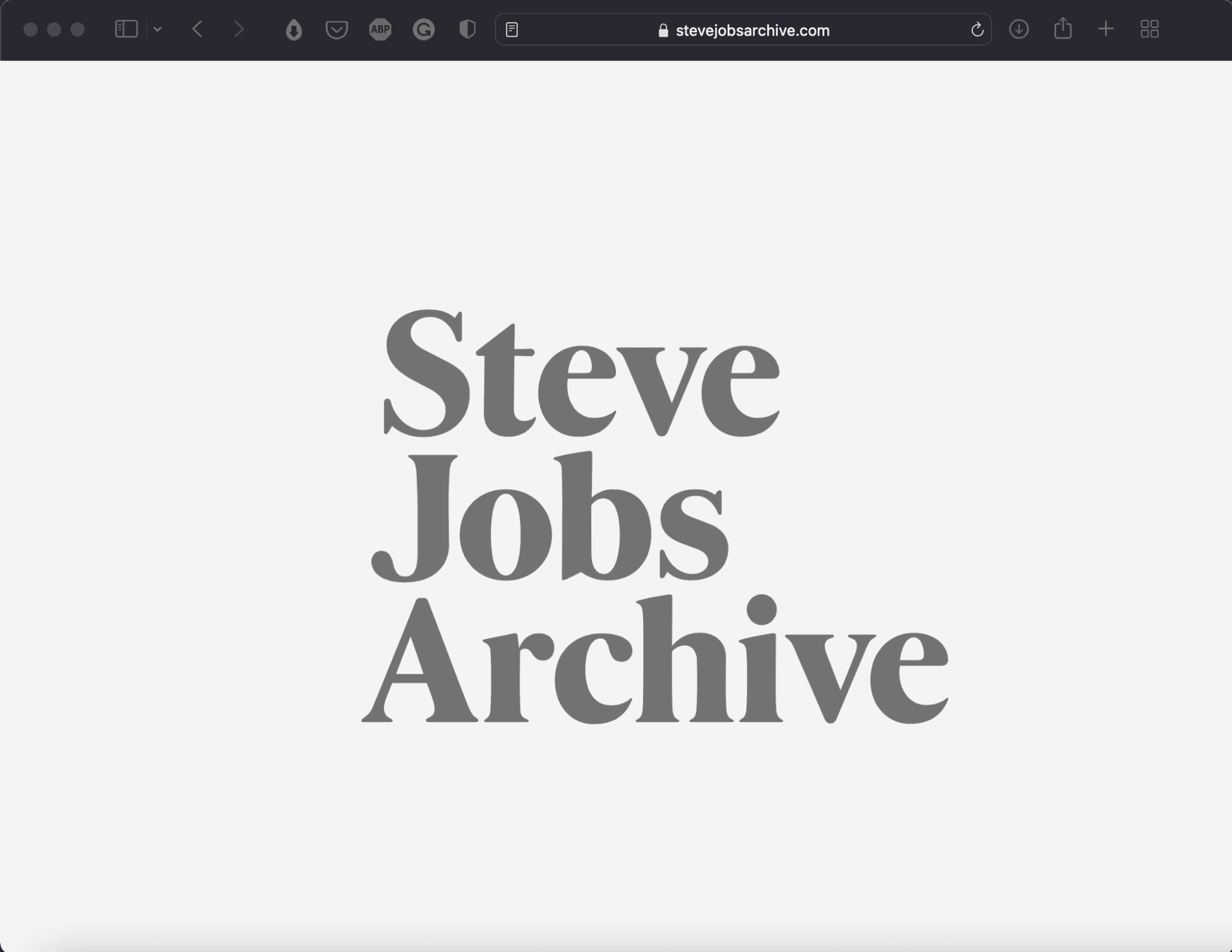 Steve Jobs Archieve | Tools | Abakcus