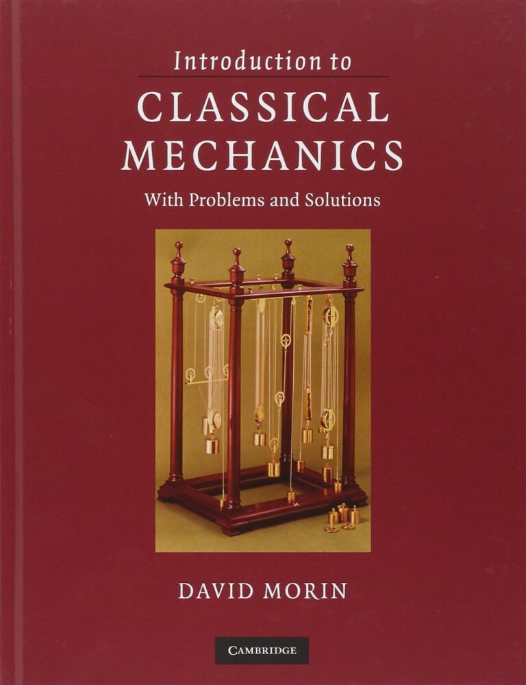 D. Morin, Introduction to Classical Mechanics