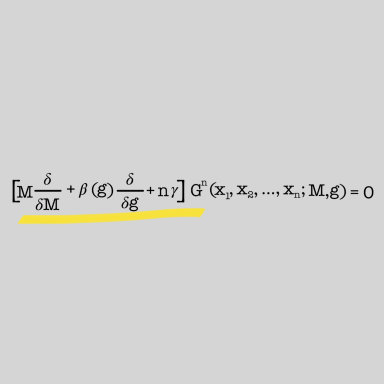 Callan-Symanzik Equation