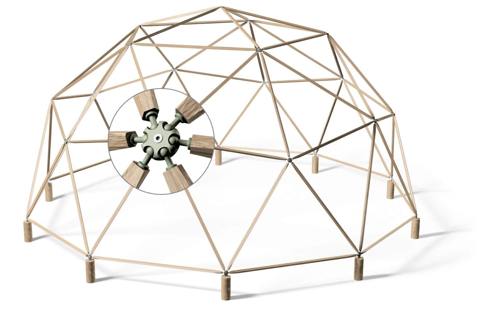 Hubs Geodesic Dome Kit