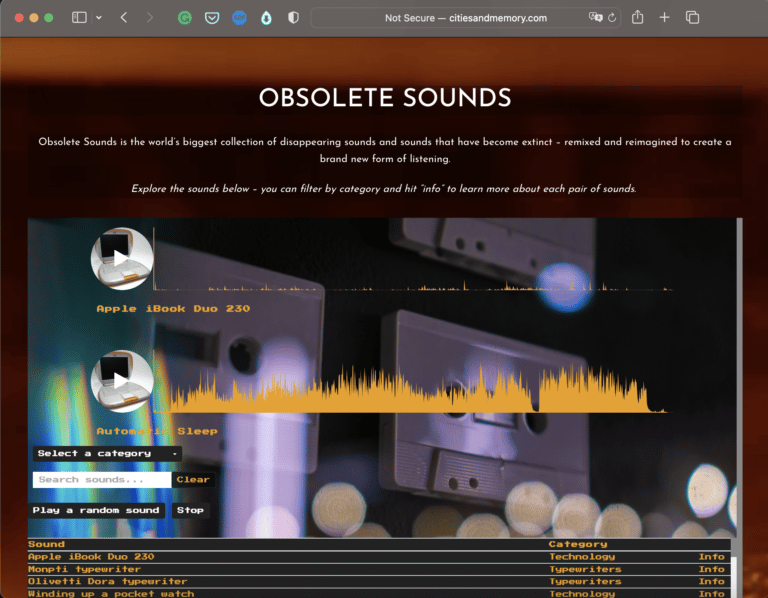Obsolete Sounds | Tools | Abakcus