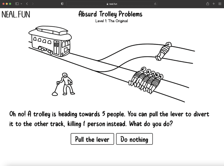 Absurd Trolley Problems | Neal.Fun | Abakcus