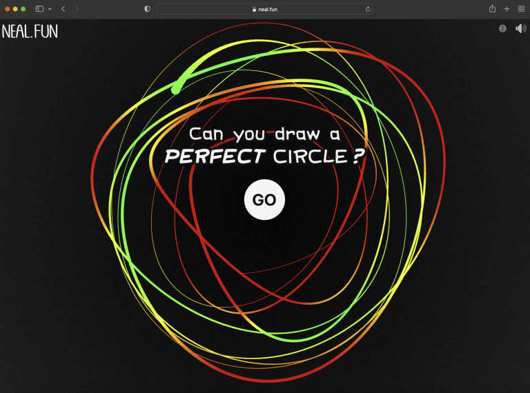 Can You Draw a Perfect Circle Neal.Fun Abakcus