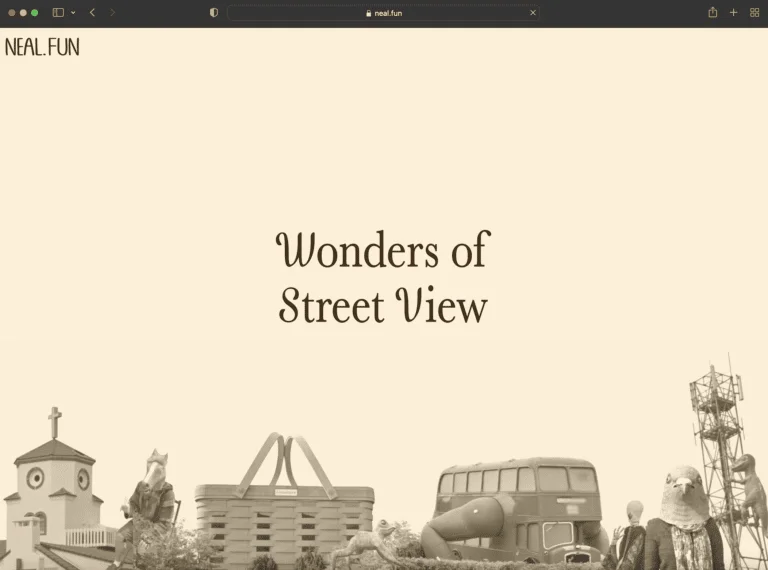 Wonders of Street View | Neal.Fun | Abakcus