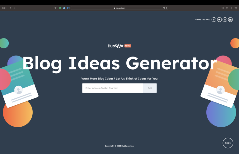 HubSpot Blog Ideas Generator | Best Writer Tools | Abakcus