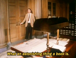 Carl Sagan describing books