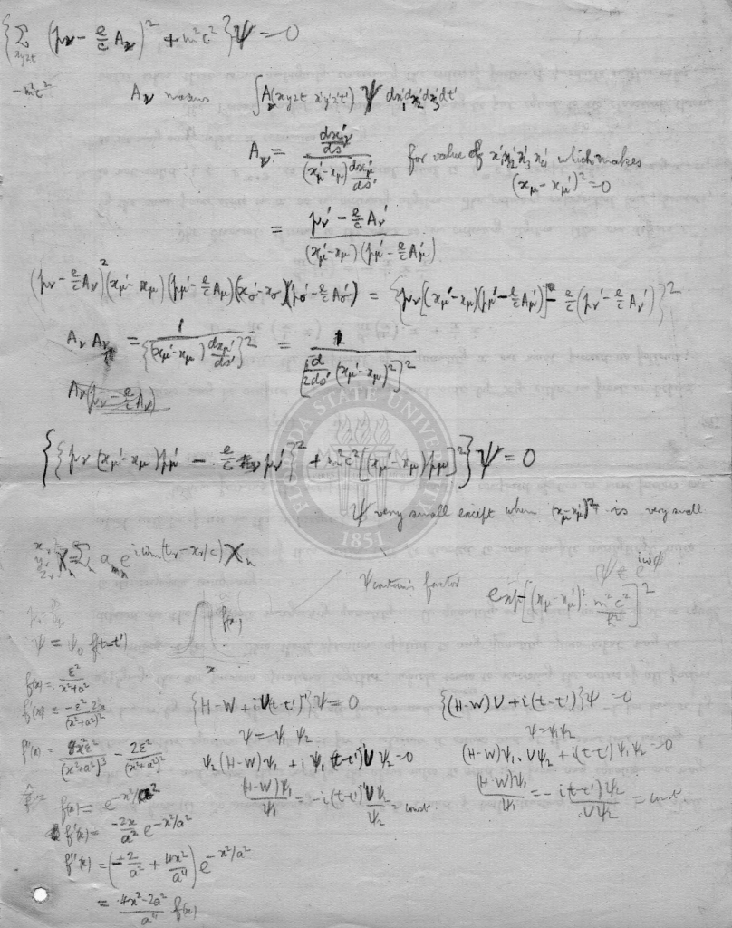 Paul Diracs Ph.D. Thesis Notes
