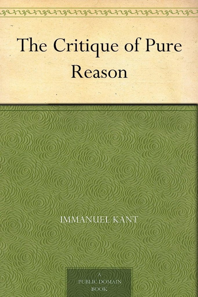 critique of pure reason by immanuel kant