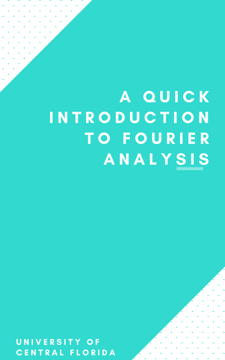 A Quick Introduction to Fourier Analysis