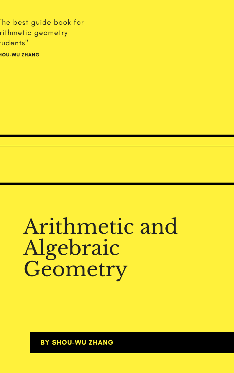 Arithmetic and Algebraic Geometry