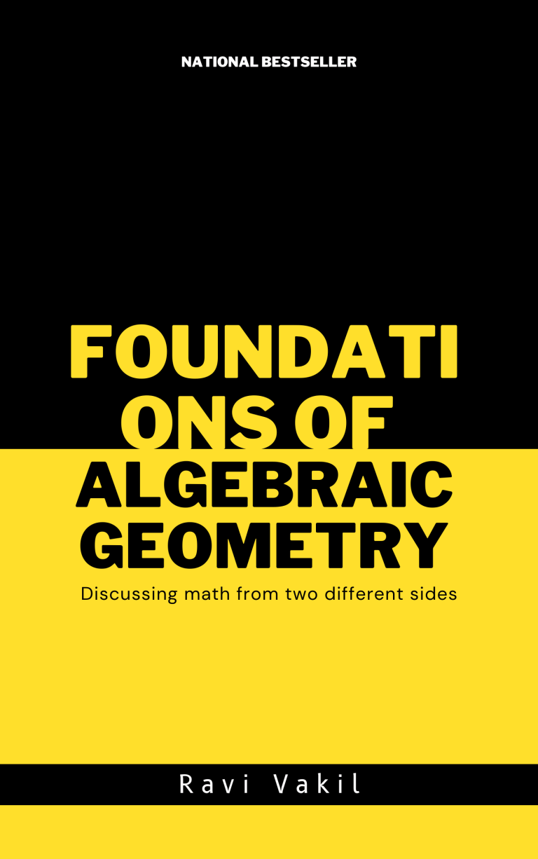 Foundations Of Algebraic Geometry