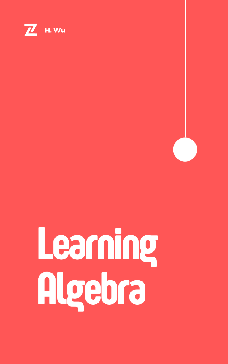 Learning Algebra