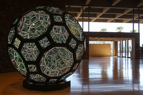 Rhombicosidodecahedron by Anthony James at the Palm Springs Art Museum
