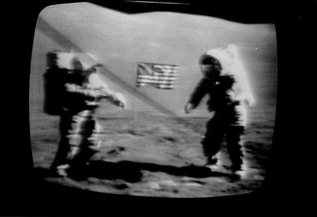 First Step on the Moon on TV