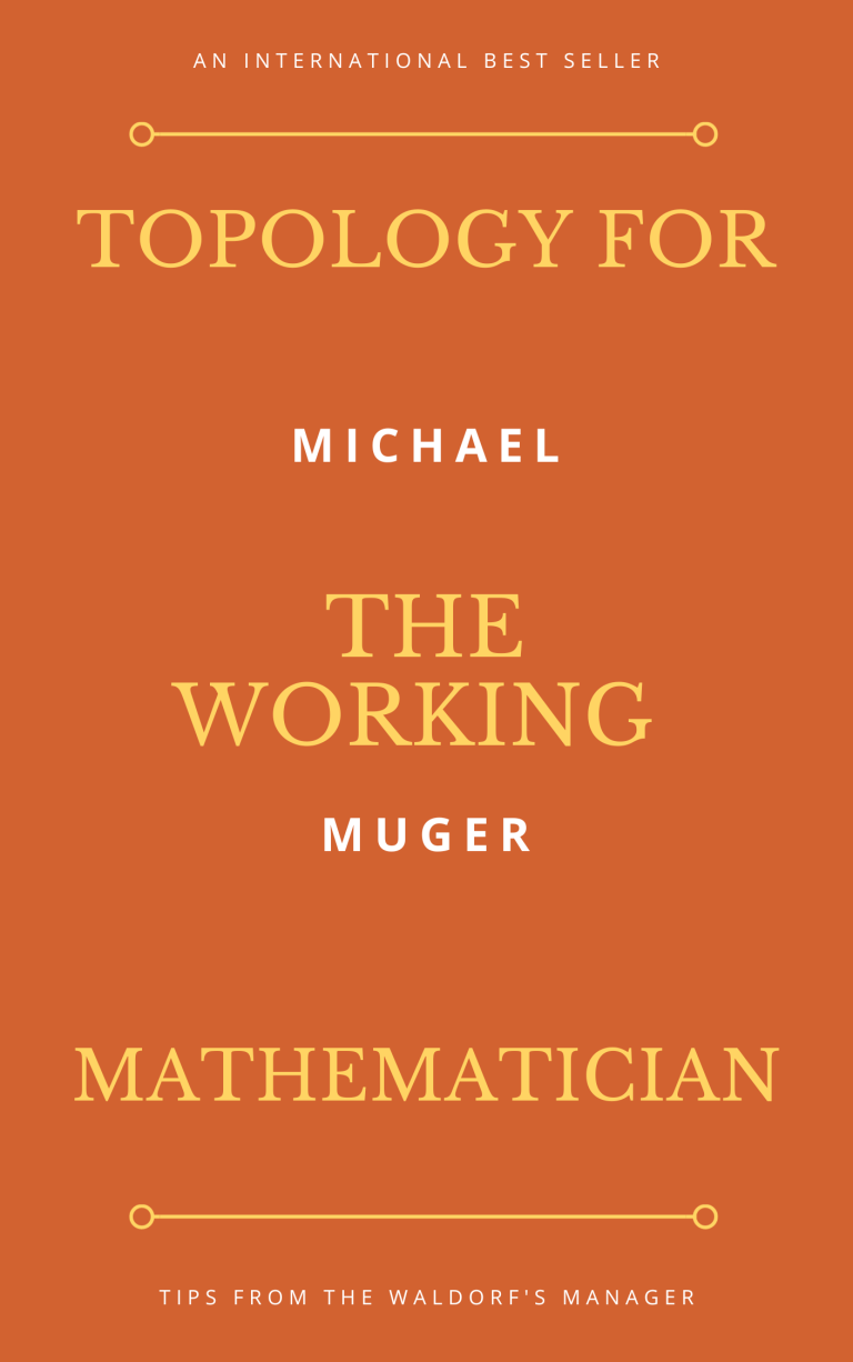 Topology for the Working Mathematician