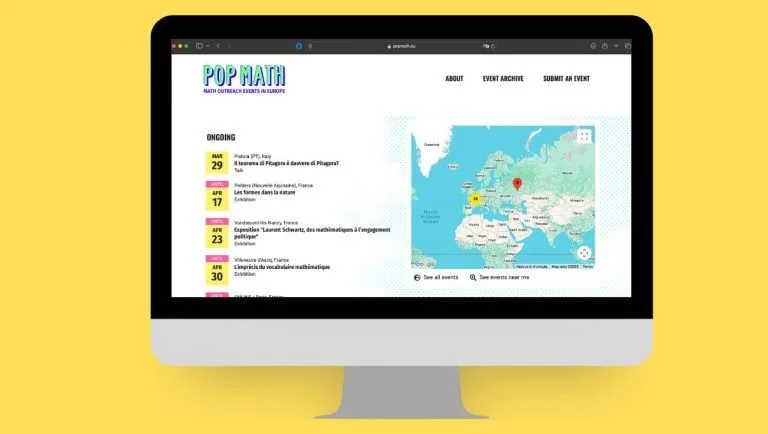 Pop Math - Math Outreach Events in Europe