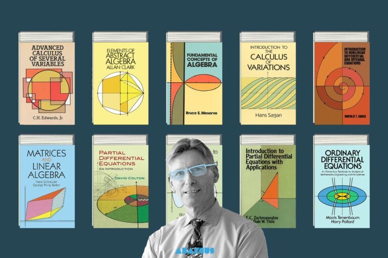 20+ Beautiful Dover Publications Vintage Math Textbook Covers