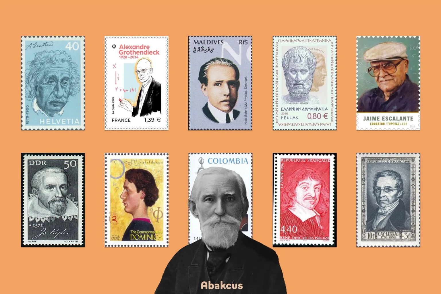 Mathematicians on Stamps
